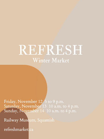 It's Market Season!  Refresh Winter Market Nov. 12-14