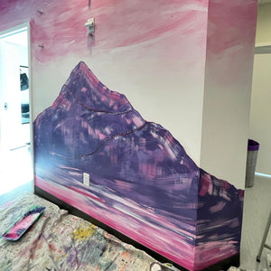 Custom Mountain Mural