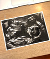 Custom Watercolour Ultrasounds