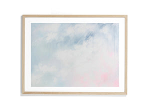 Cotton Candy Clouds Art Print