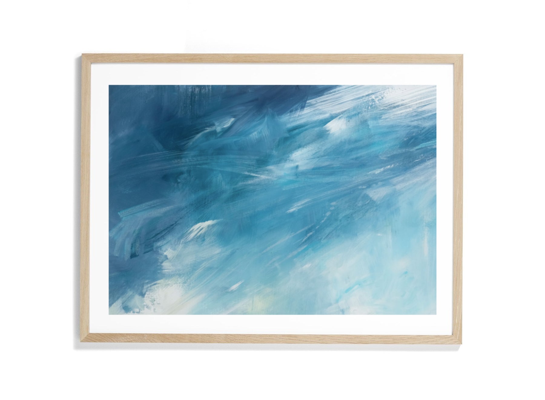 Beneath Turquoise Veils Art Print